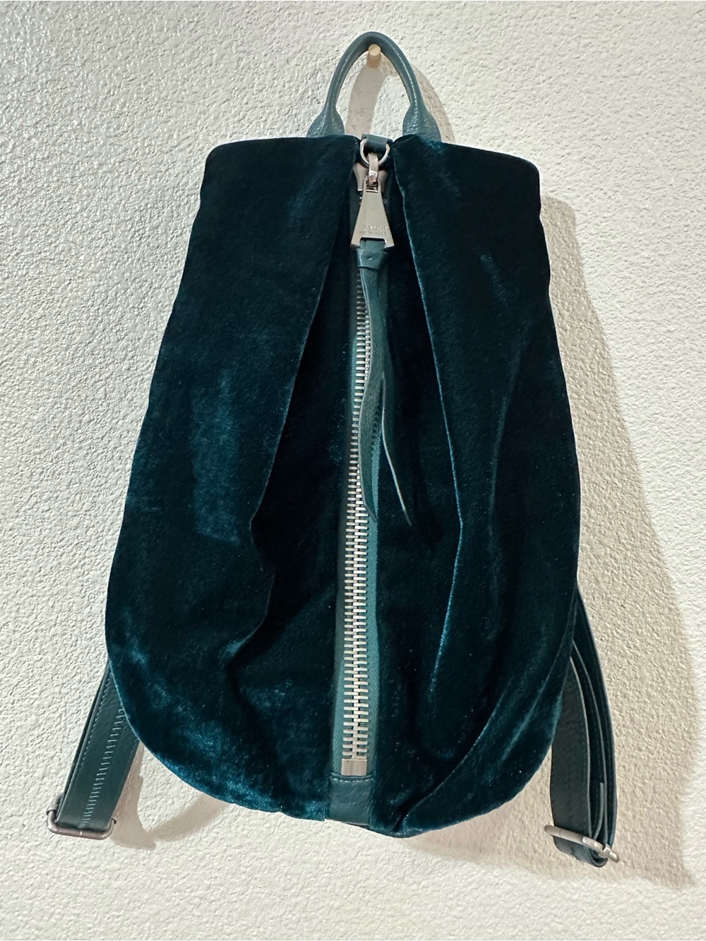 AIMEE Velvet Teal Backpack